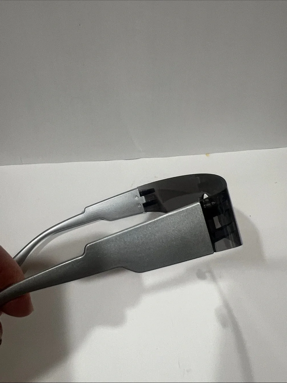 Gray Shield Visor Sunglasses - Lightweight Performance Wearable